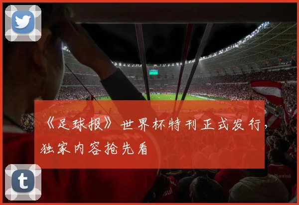 《足球报》世界杯特刊正式发行，独家内容抢先看